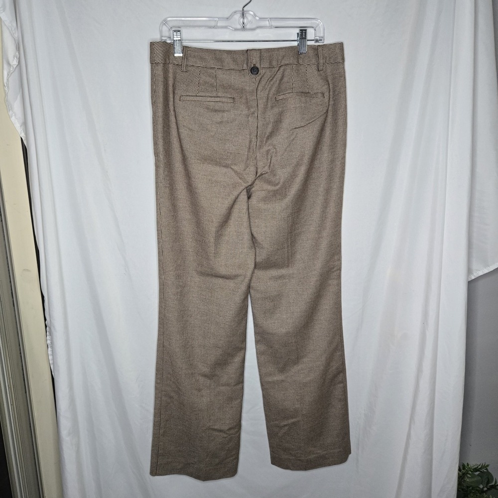Talbots Windsor Pants Houndstooth Wool Blend Women's 8 Academia Hipster Capsule - Picture 4 of 10